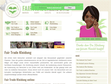 Tablet Screenshot of fairtradekleidung.org